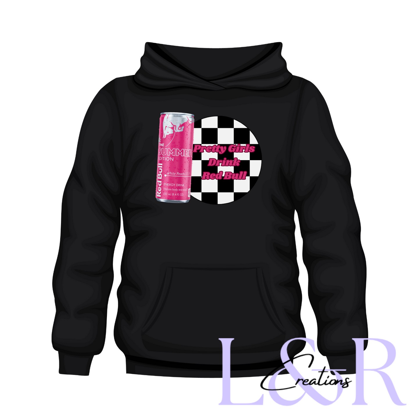 Pretty girls drink energy drink jumpers
