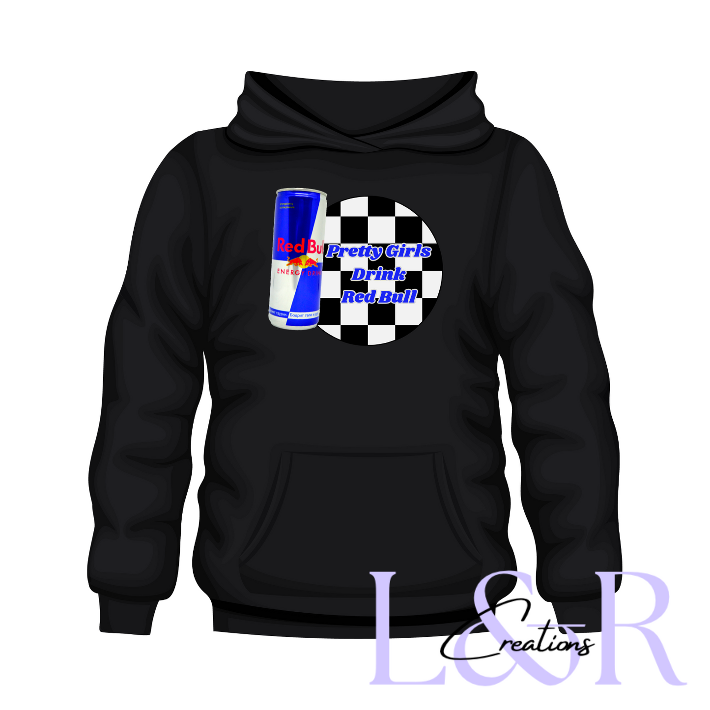 Pretty girls drink energy drink jumpers