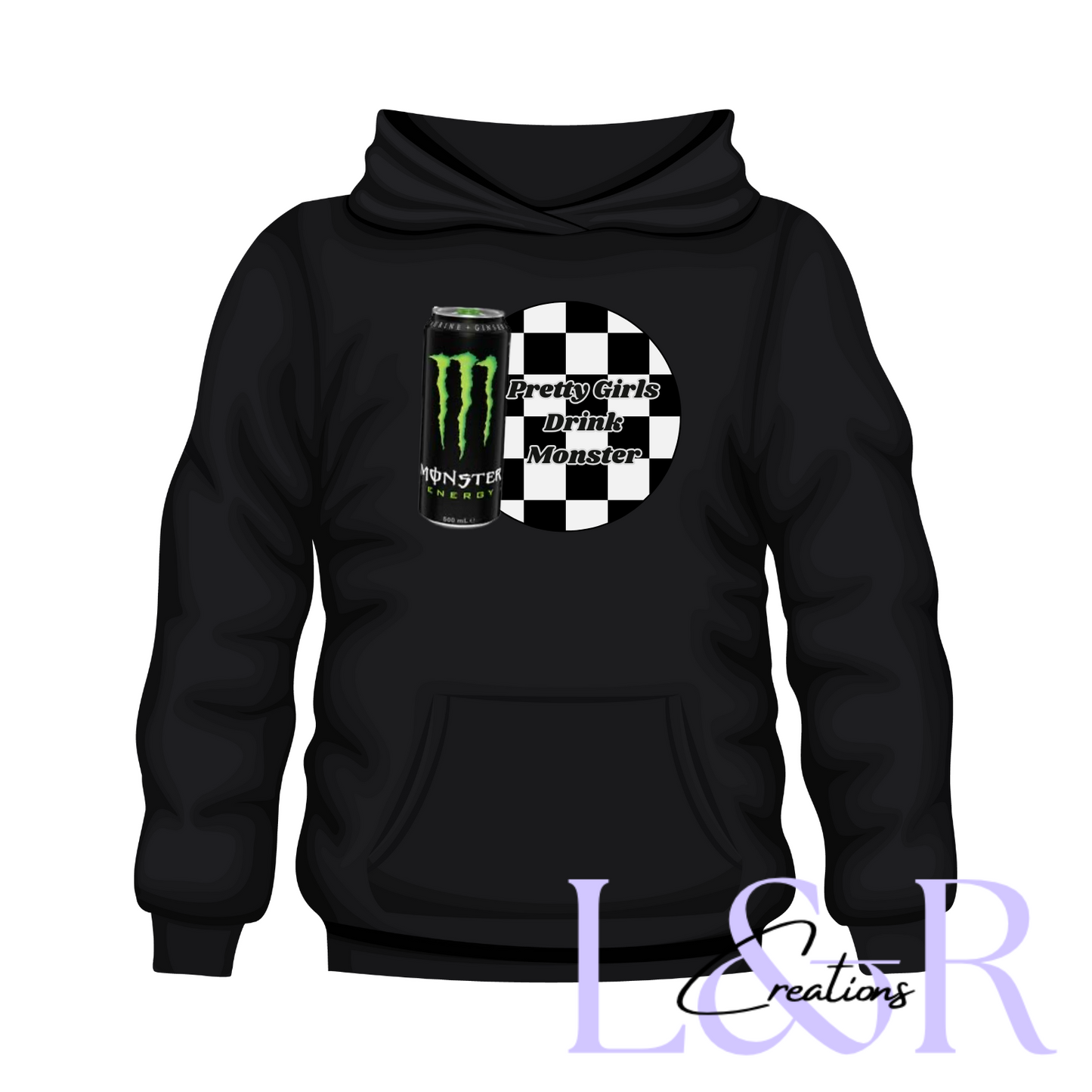Pretty girls drink energy drink jumpers
