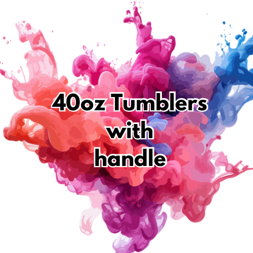 40oz Tumbler with handle