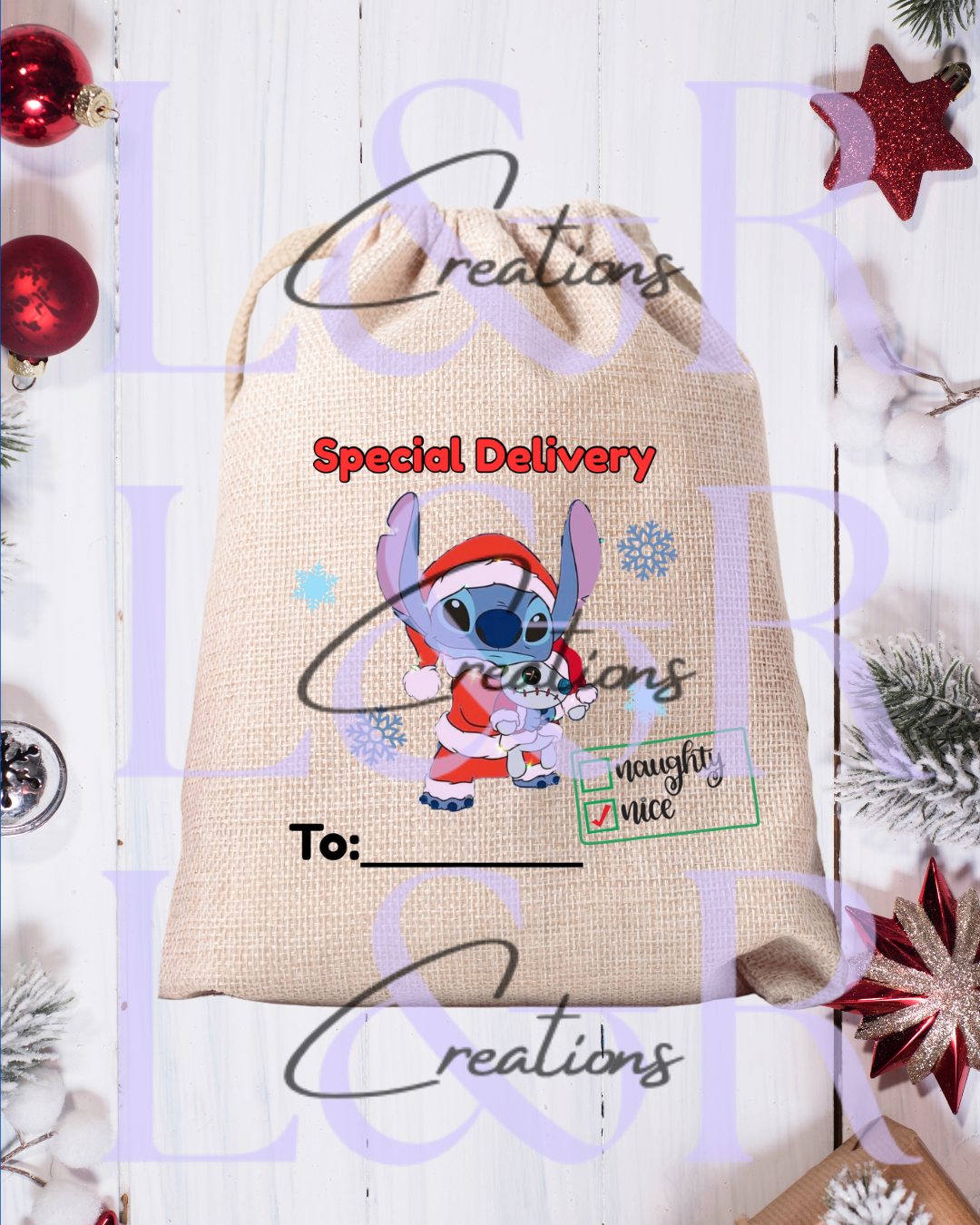 Pre order Santa Sacks