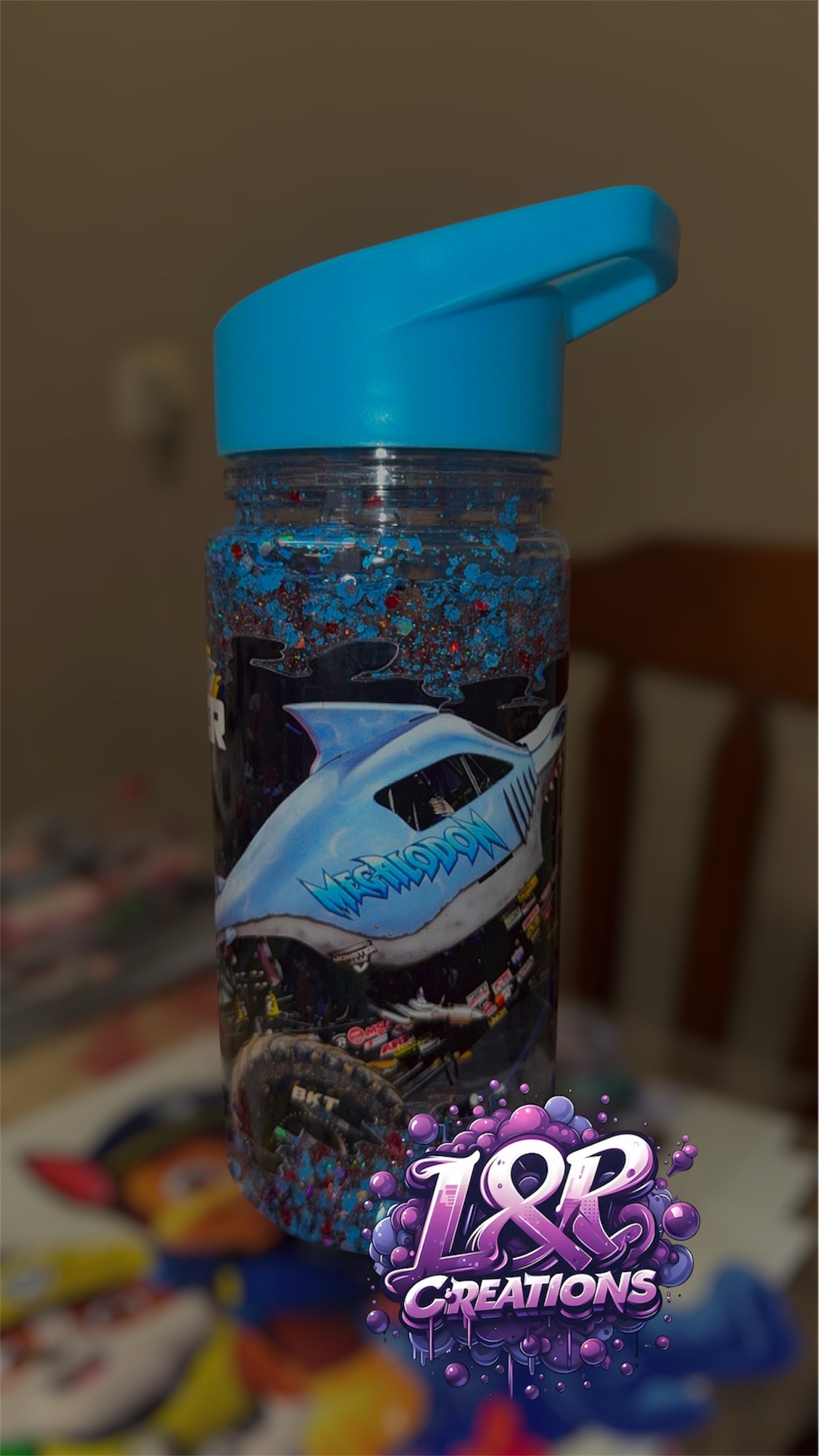 Monster Jam Snowglobe Drink bottle